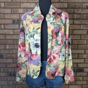 Coldwater Creek Floral Jacket